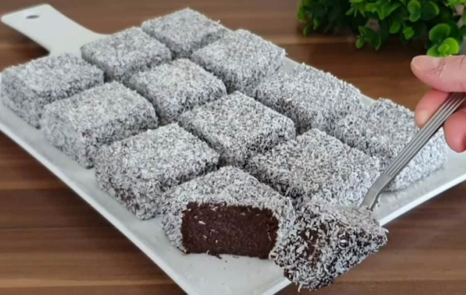 ČOKOLADNI ČUPAVCI BEZ PEČENJA Ljetni kolač sa kokosom mekan kao pjena