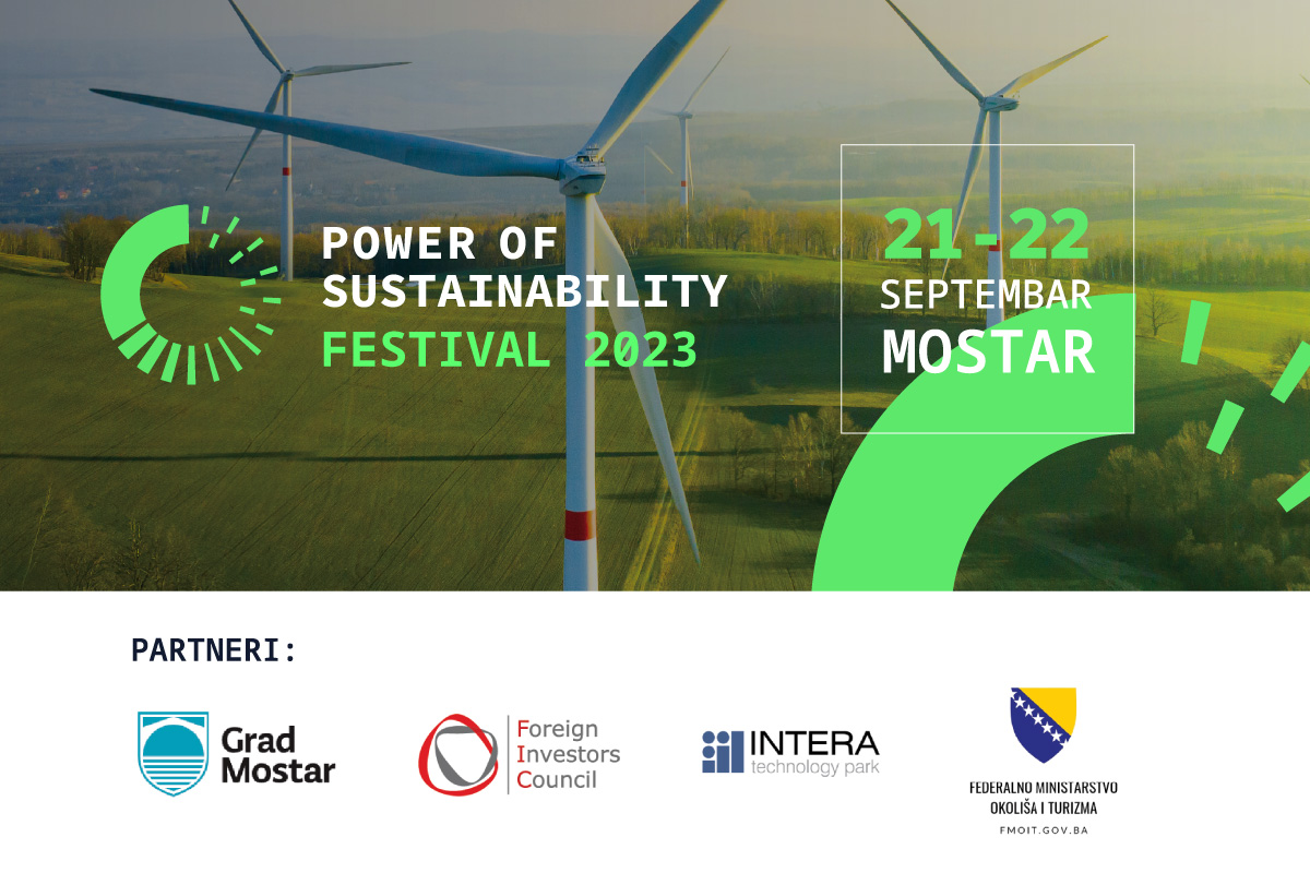 Festival “Power of sustainability 2023”: Izgradnja održive budućnosti Zapadnog Balkana
