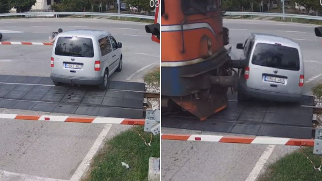 NESREĆA U BIH: ŽENA AUTOMOBILOM PROŠLA KROZ ZNAK STOP, ISTRČALA IZ VOZILA PRIJE NEGO JE NAIŠAO VOZ