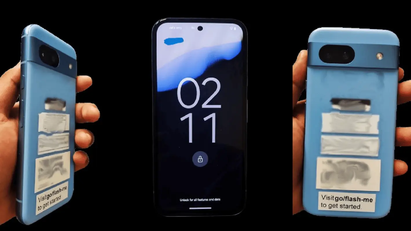 Google Pixel 8a – slučajno prikazan
