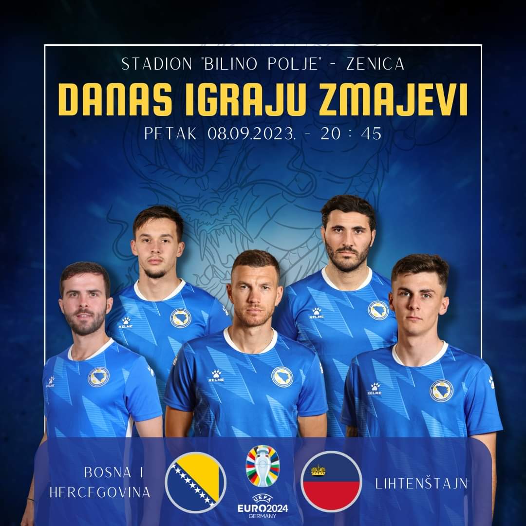 BIH večeras dočekuje Lihtenštajn