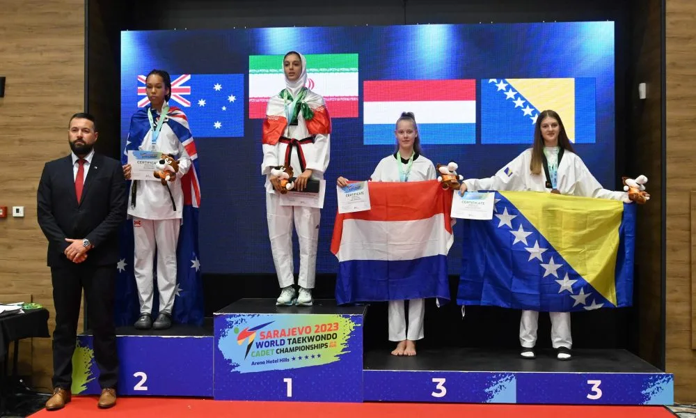 Lamija Alihodžić osvojila bronzanu medalju za Bosnu i Hercegovinu na Svjetskom taekwondo prvenstvu za kadete