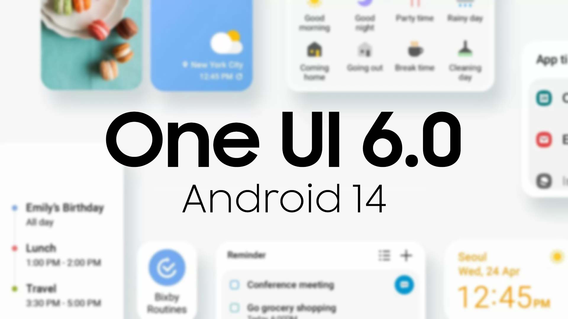 Samsung One UI 6.0 pred dolaskom