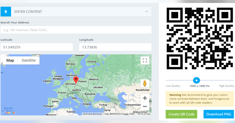 kako napraviti qr kod za dijeljenje lokacije na google kartama