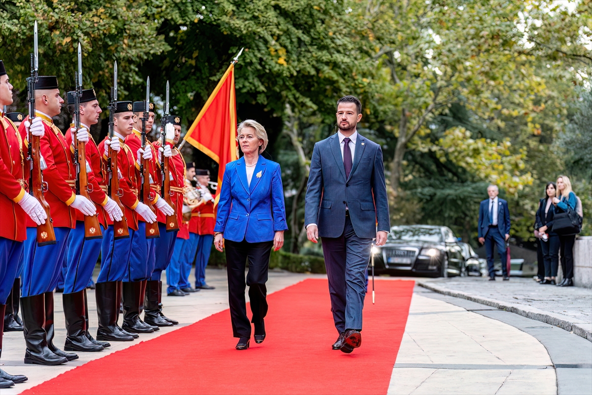 VON DER LEYEN U PODGORICI: ČLANSTVO CRNE GORE U EU PRIJE 2030. MOGUĆE AKO ISPUNI USLOVE