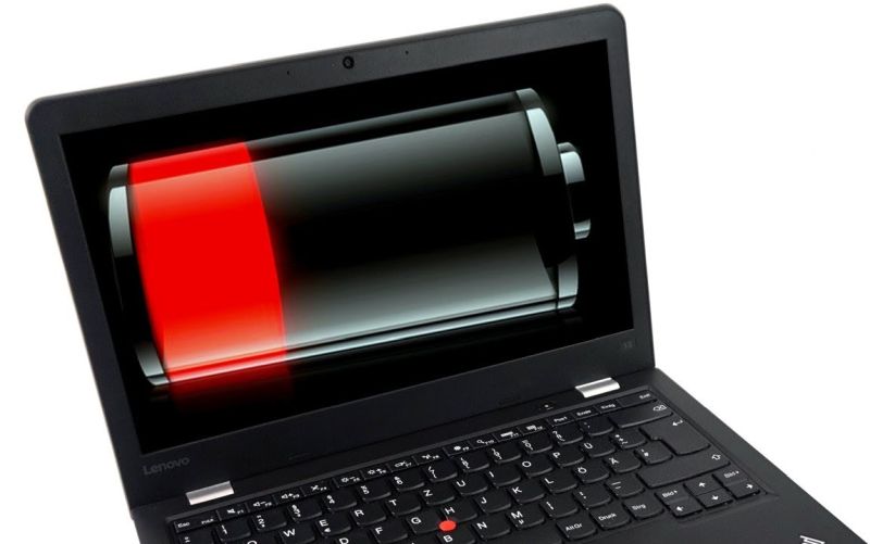 status baterije laptopa