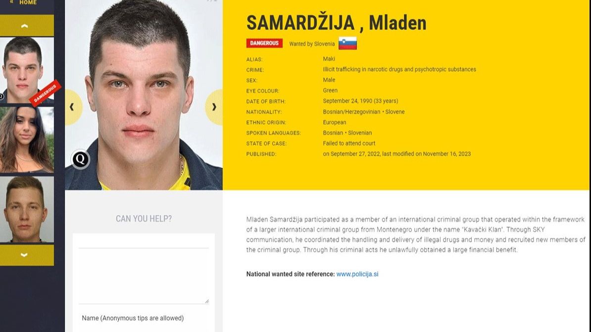 NA JAHORINI UHAPŠEN MLADEN SAMARDŽIJA, JEDAN OD NAJTRAŽENIJIH EVROPSKIH BJEGUNACA