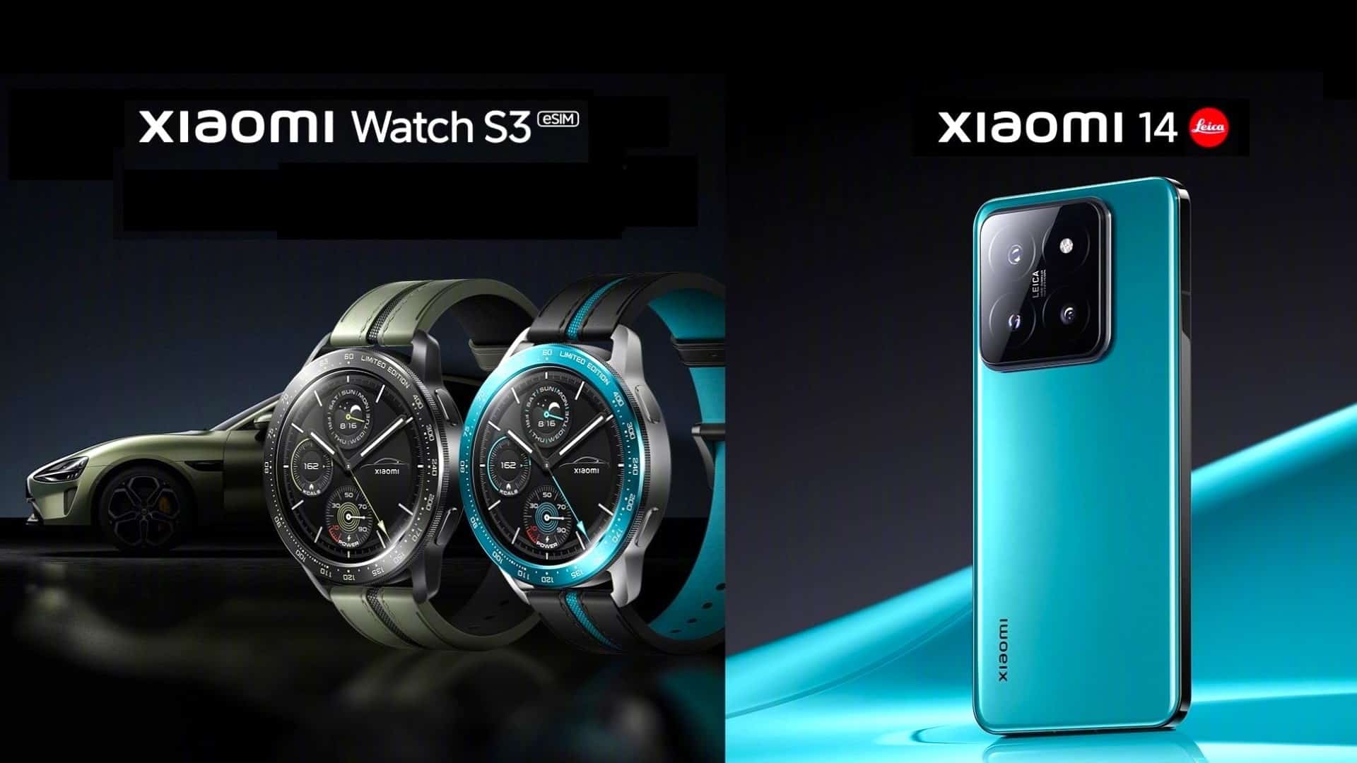 Xiaomi 14 (Pro) i Watch S3 u bojama SU7 električnog automobila