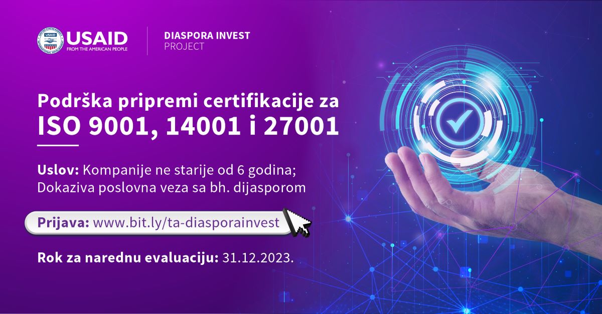 USAID pomaže kompanije u pripremi za ISO certifikaciju – Poslovne novine