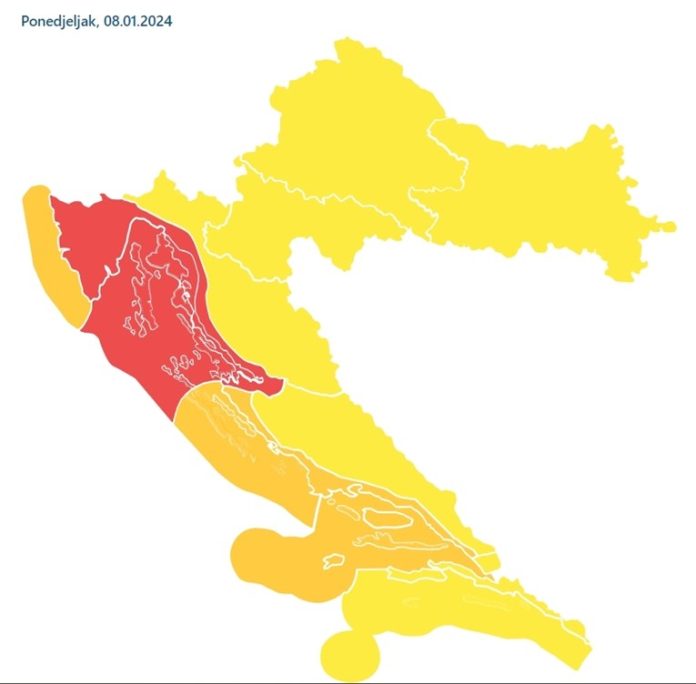 Crveni Alarm Za 3 Regije U Hrvatskoj Upozorenje Na