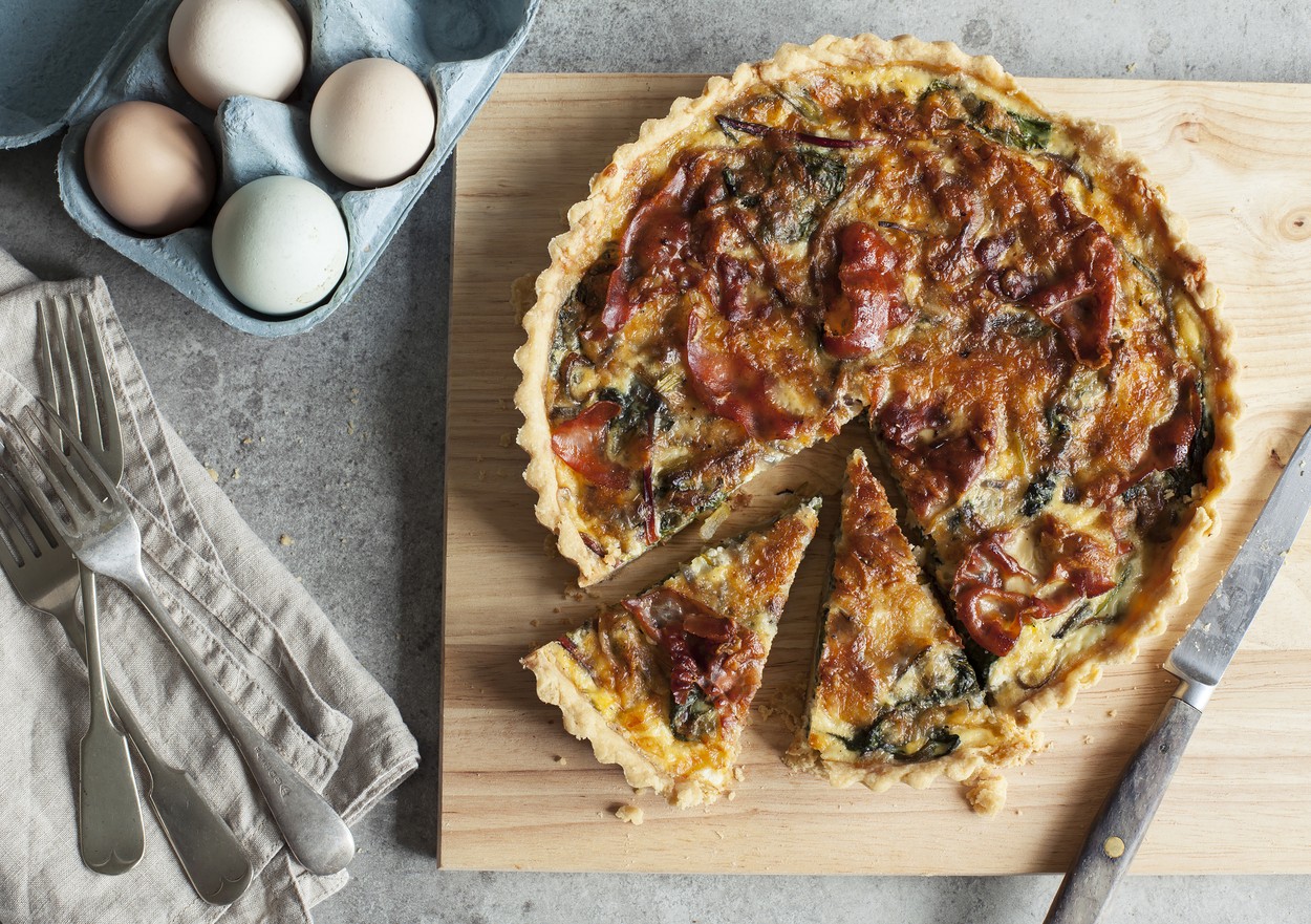 Tart sa slaninom i povrćem