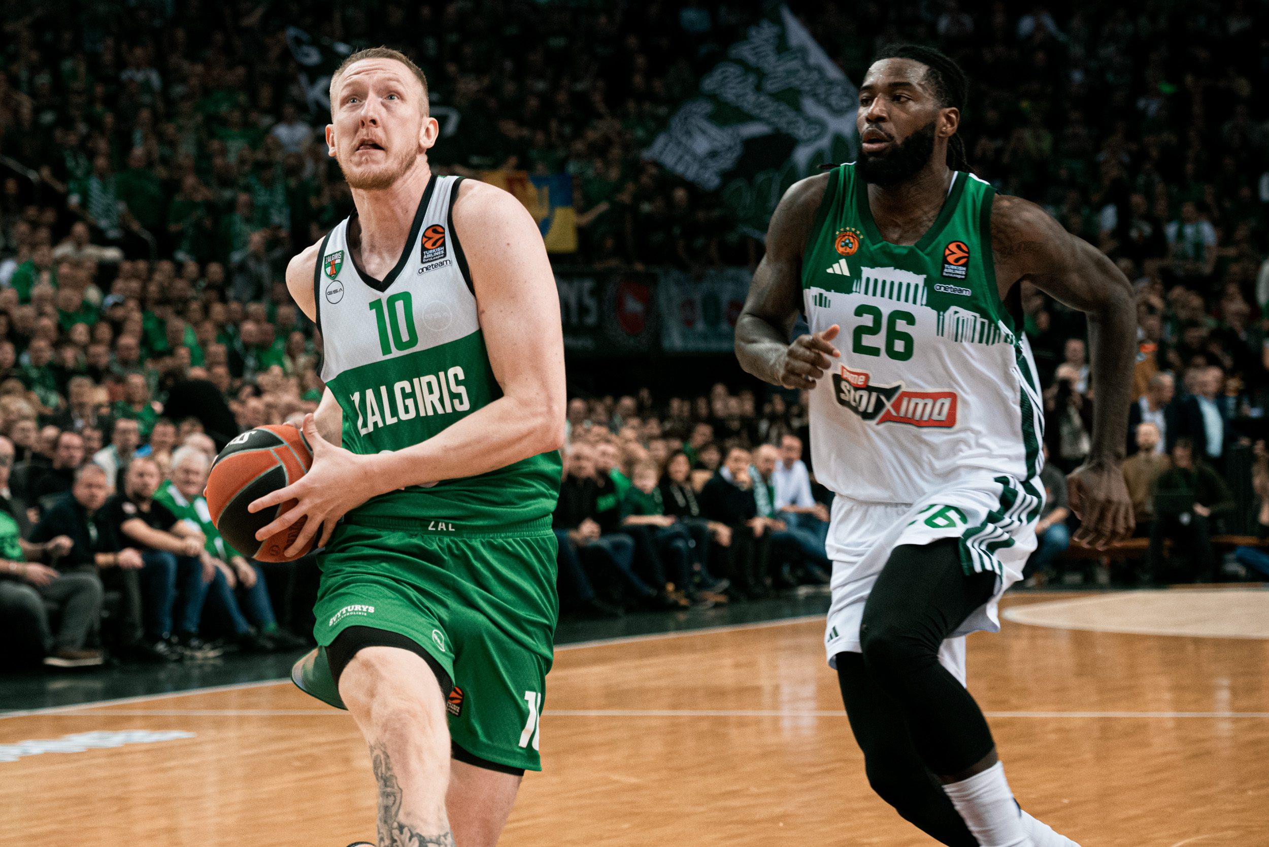 Žalgiris nastavlja blistati nakon poraza od Partizana, pao i PAO, Nan i Evans zatrpali koševe