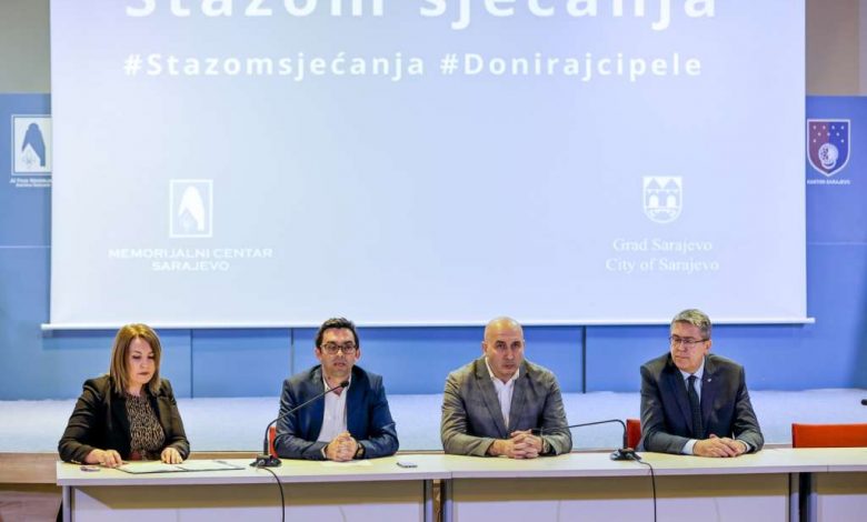 Odavanje počasti ubijenim građanima Sarajeva i poginulim braniteljima Armije i MUP-a tokom opsade