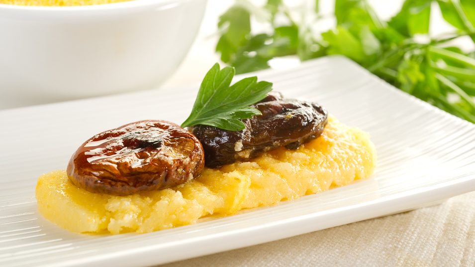 Palenta, recept s gljivama