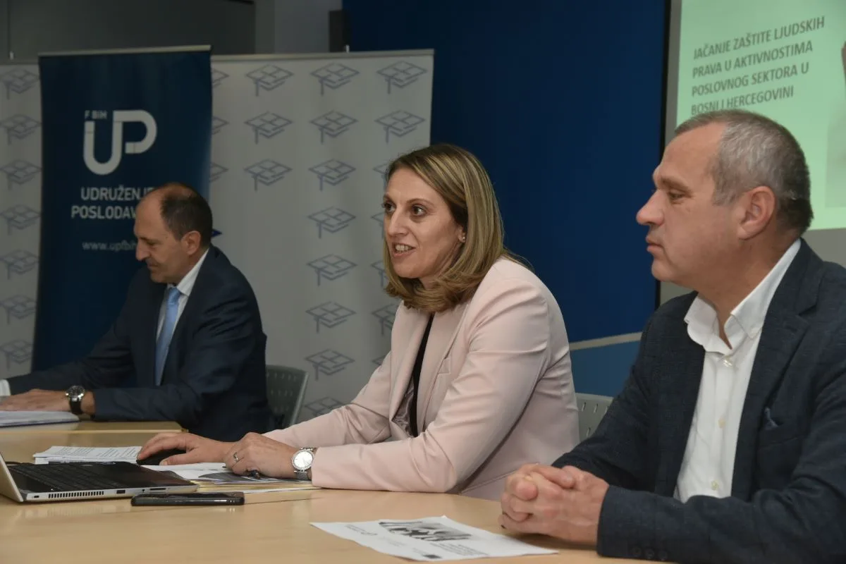 Predstavljen projekat „Jačanje zaštite ljudskih prava u aktivnostima poslovnog sektora u BiH“ kojeg provode UPFBiH i UPRS – Poslovne novine