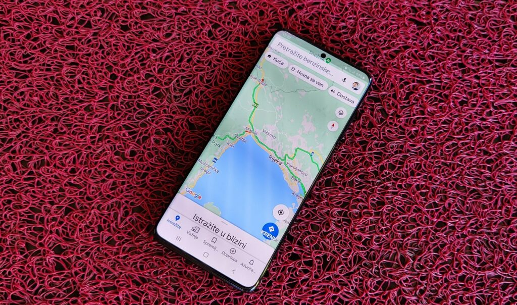 galaxy s20 google maps 1