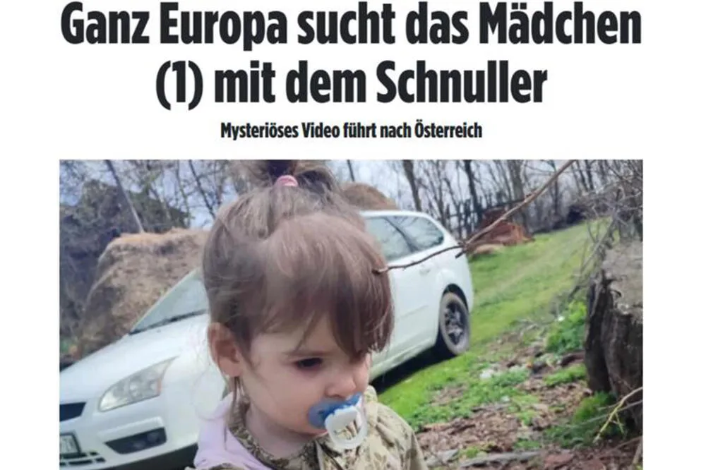MALA DANKA NA NASLOVNICI ČUVENOG NJEMAČKOG BILDA: CIJELA EVROPA TRAŽI DJEVOJČICU SA CUCLOM