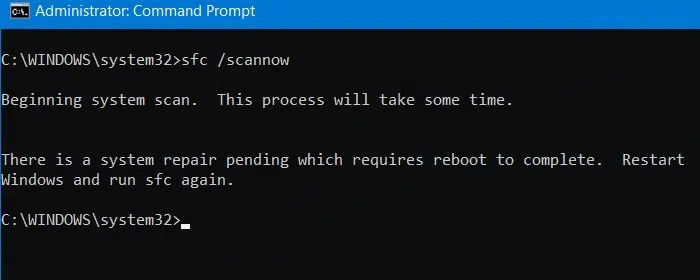Kako riješiti problem stalnog pokretanja Windows 11 i nemogućnosti ga gašenja? sfc