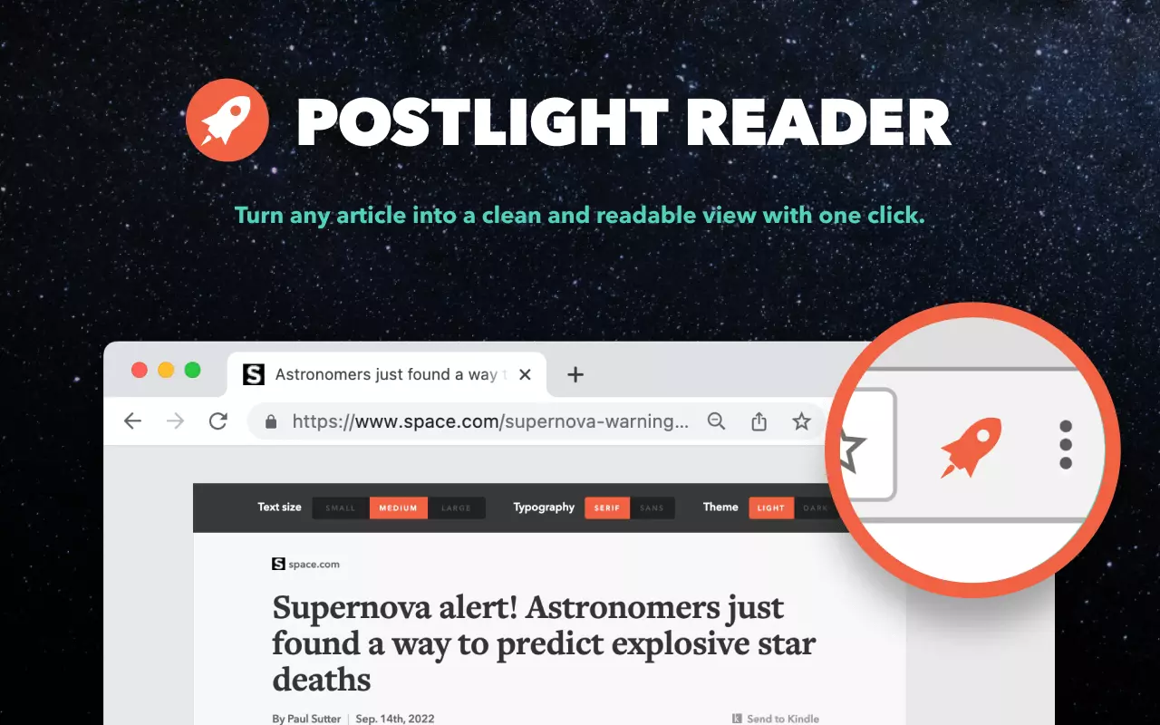 Najbolja proširenja za Google Chrome za studente postlight reader