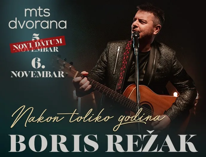 Boris Režak u mts Dvorani 06.11.