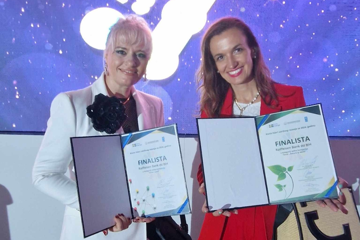 RAIFFEISEN MEĐU TOP 5 BIZNIS LIDERA ODRŽIVOG RAZVOJA U BIH – Poslovni Magazin