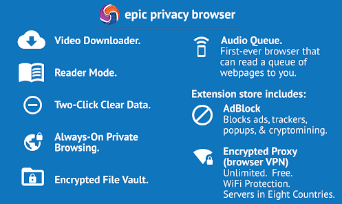 epic privacy browser