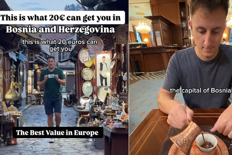 Amerikanac otkrio šta je dobio za 20 eura u BiH: Posljednje mjesto gdje se još može jeftino proći