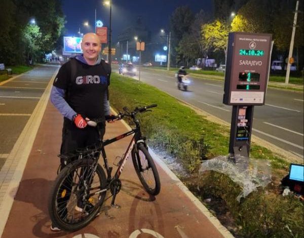 Prvi Brojac Za Bicikle Postavljen U Sarajevu