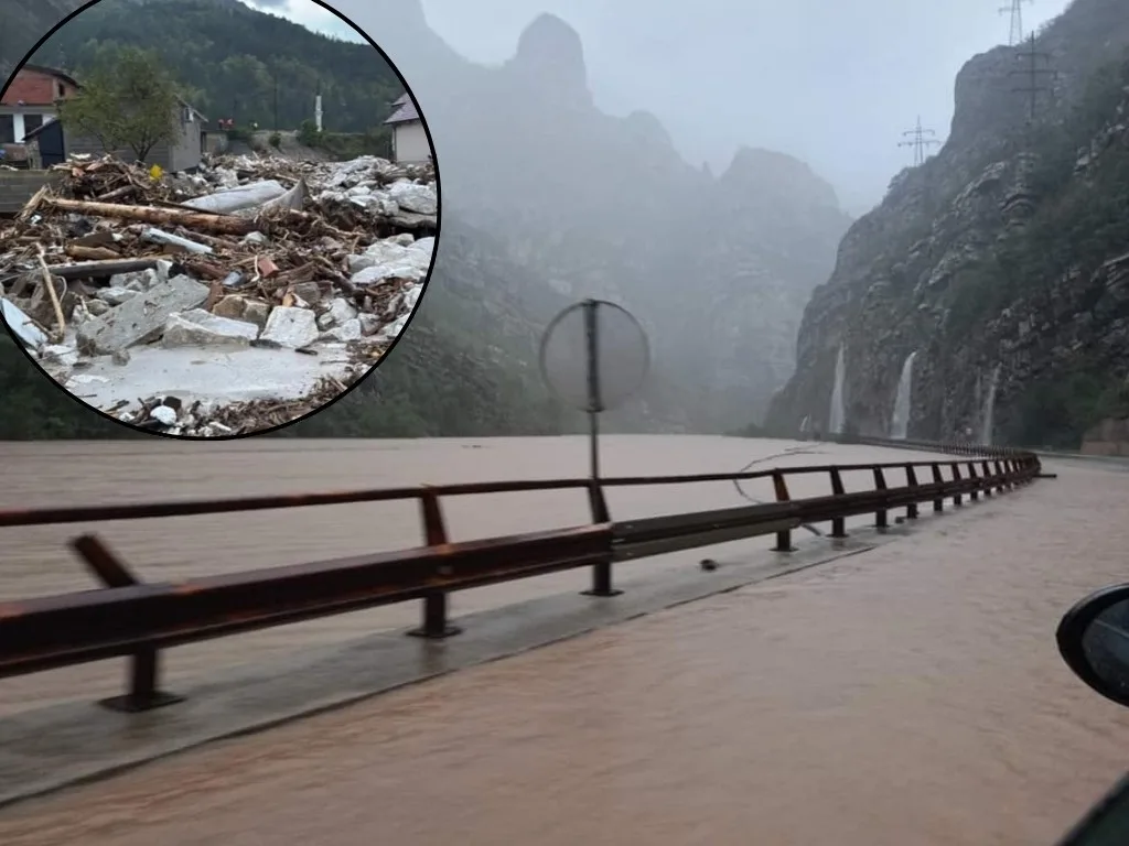 Strah od gubitka života u Jablanici zbog nevremena, prizori suzbožni
