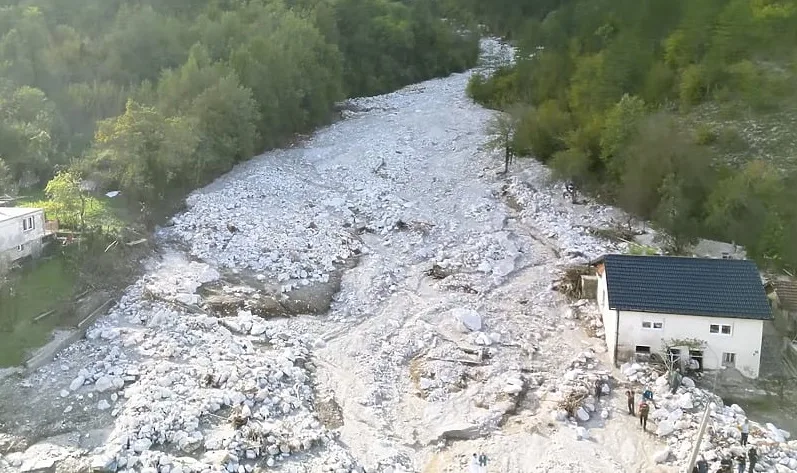 Tužilaštvo HNK istražuje kamenolom u Bijeloj nakon što se tlo srušilo u aprilu nakon miniranja