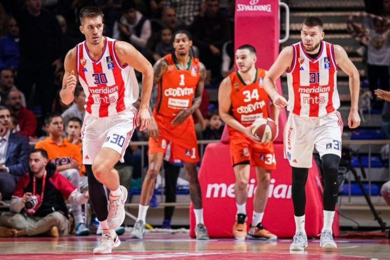 ABA LIGA: Zvezda opet ispustila dvoznamenkasti plus, spasila pobjedu protiv Cedevite!