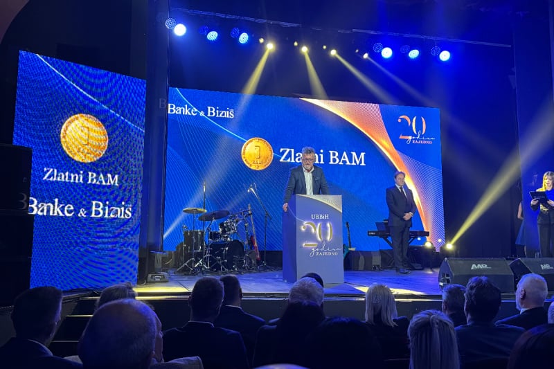 Razvojna banka FBiH dobitnik priznanja “Zlatni BAM” za podsticanje investicija i podršku razvoju privrede – Poslovne novine