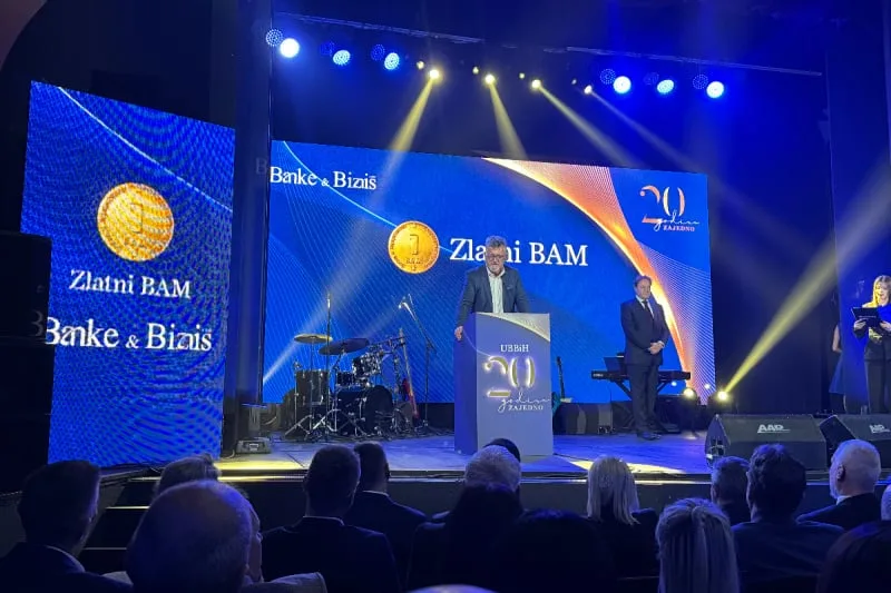 Razvojna banka FBiH dobitnik priznanja “Zlatni BAM” za podsticanje investicija i podršku razvoju privrede – Poslovne novine