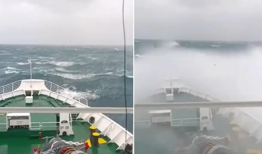 Nadrealne scene u Splitu: Bura bila tolika da se ‘more diglo do neba’. Ali Marco Polo je pobijedio nakon 6 sati borbe