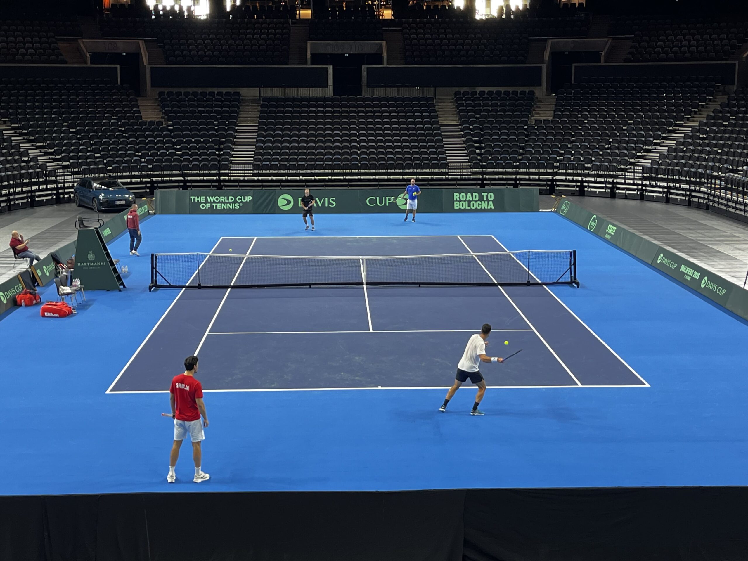 Davis Cup: Srpijski tenisači prošli su prvi trening