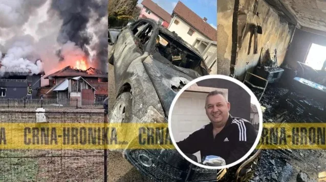 Detalji požara u Lukavcu: Sabahudin zapalio bivšoj ženi kuću, radionu, Audi-ja i motor