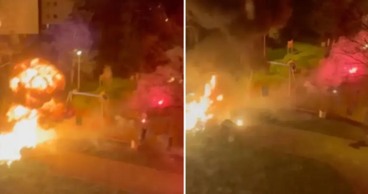 (VIDEO) Horor u Banjoj Luci: Požar, eksplozija i bolni jauci mladića, policija na nogama