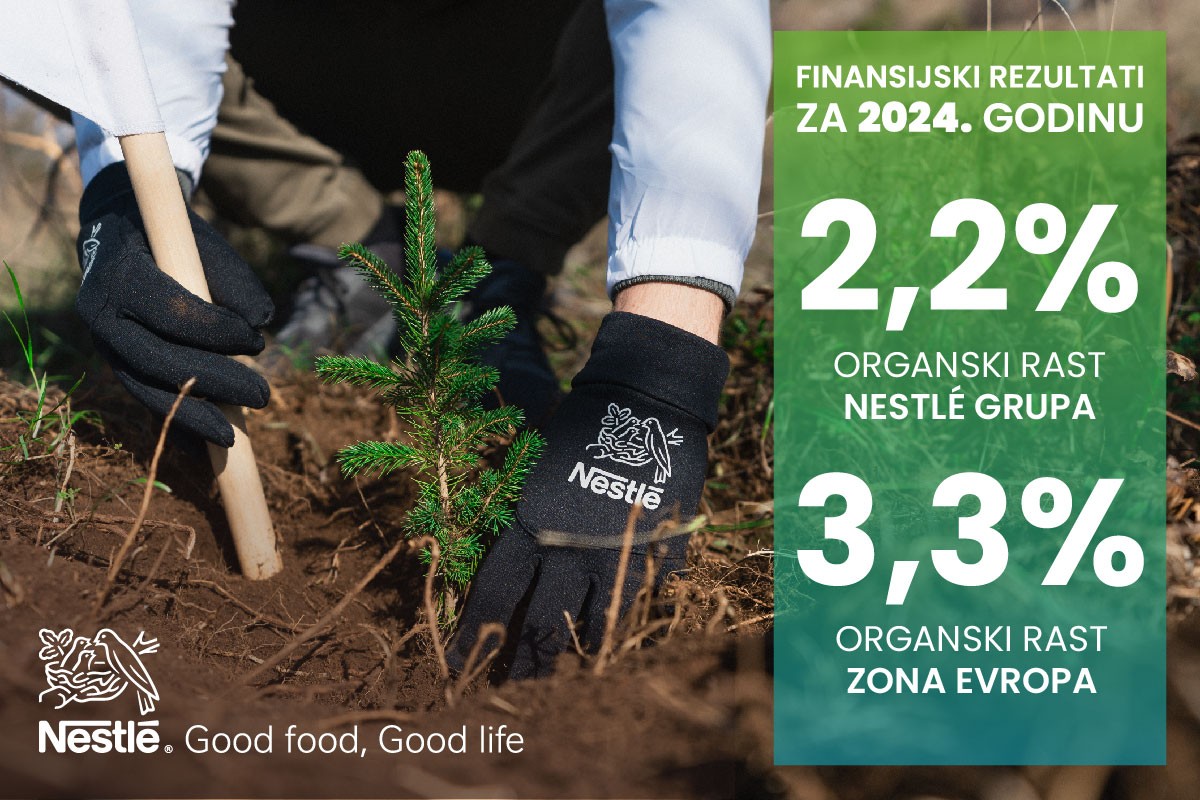 Kompanija Nestlé u 2024. godini ostvarila organski rast od 2,2% – Poslovne novine