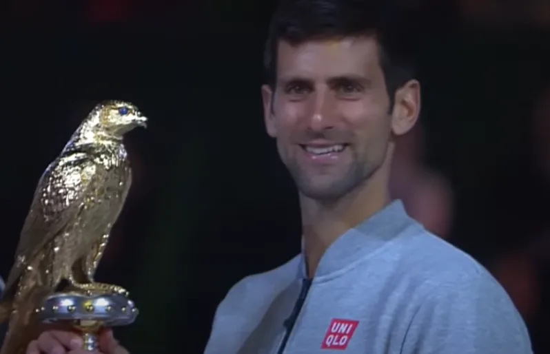 Novak opet u Dohi: Sjećate li se koliko je šalica podigla?