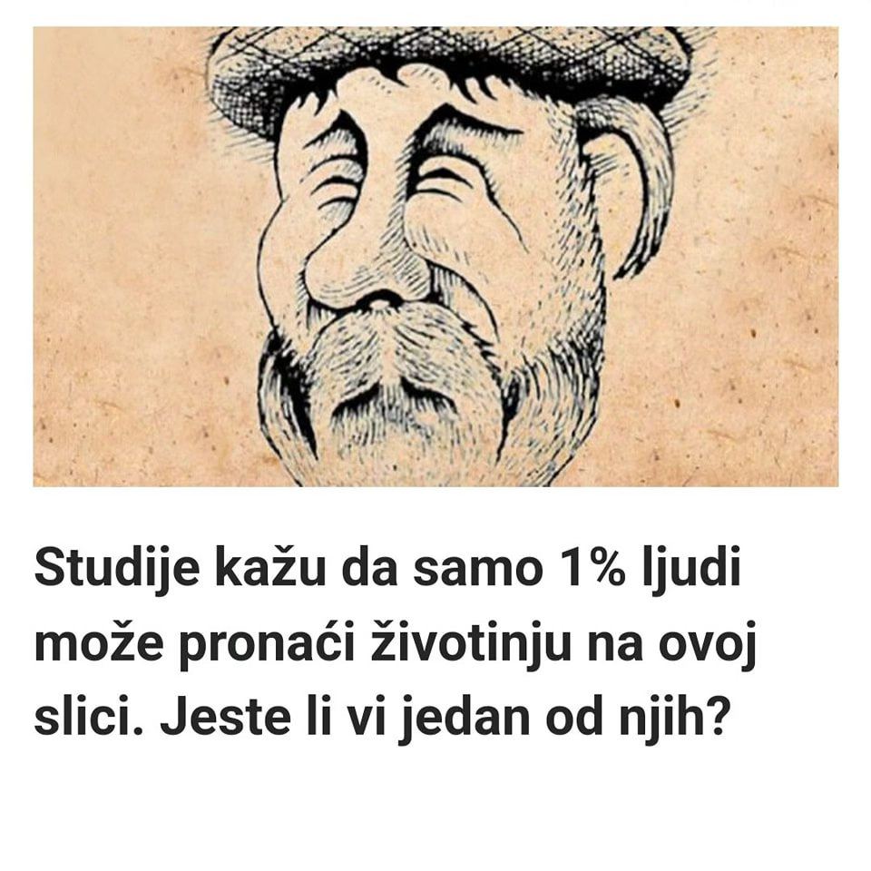 Studije kažu da samo 1% ljudi može pronaći životinju na ovoj slici. Jeste li vi jedan od njih?