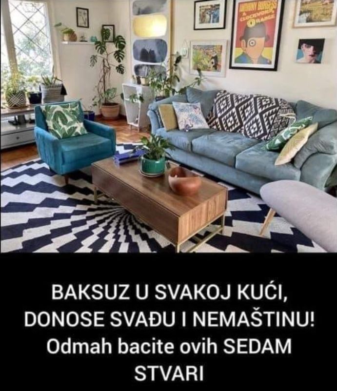 Baksuz U Svakoj Kuci Donose Svadu I Nemastinu Odmah Bacite