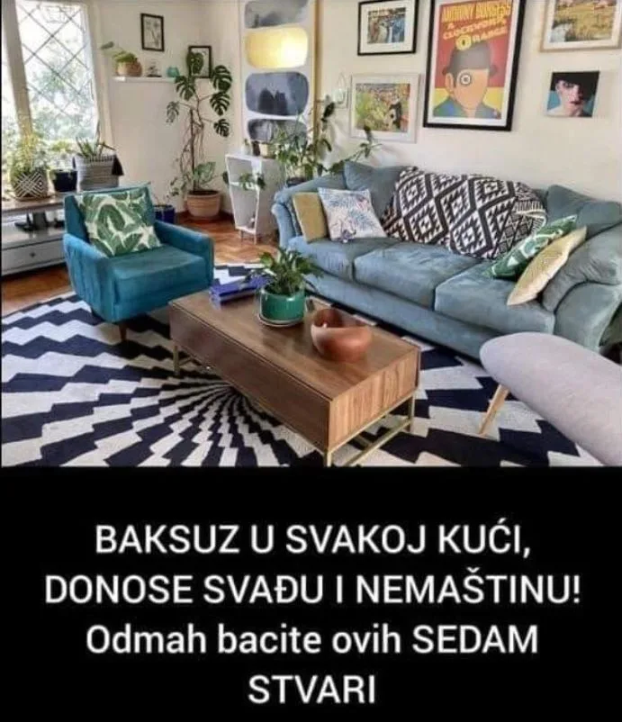 BAKSUZ U SVAKOJ KUĆI, DONOSE SVAĐU I NEMAŠTINU! Odmah bacite ovih 7 STVARI