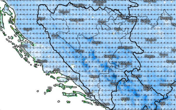 Bh Meteo Za Veceras Najavljuje Drasticno Hladenje