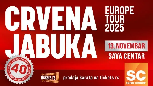 Crvena Apple // Sava centar // 13.11.