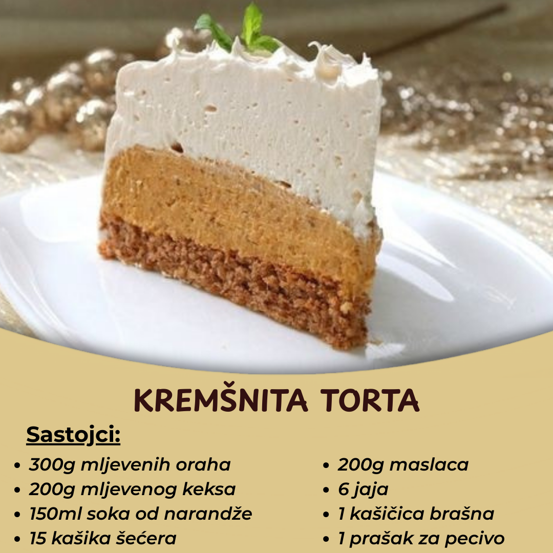 Kremšnita torta – Cijela Jugoslavija je bila luda za ovom tortom
