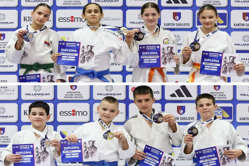 Mladi džudisti potvrdili kvalitet, četiri zlata za BiH