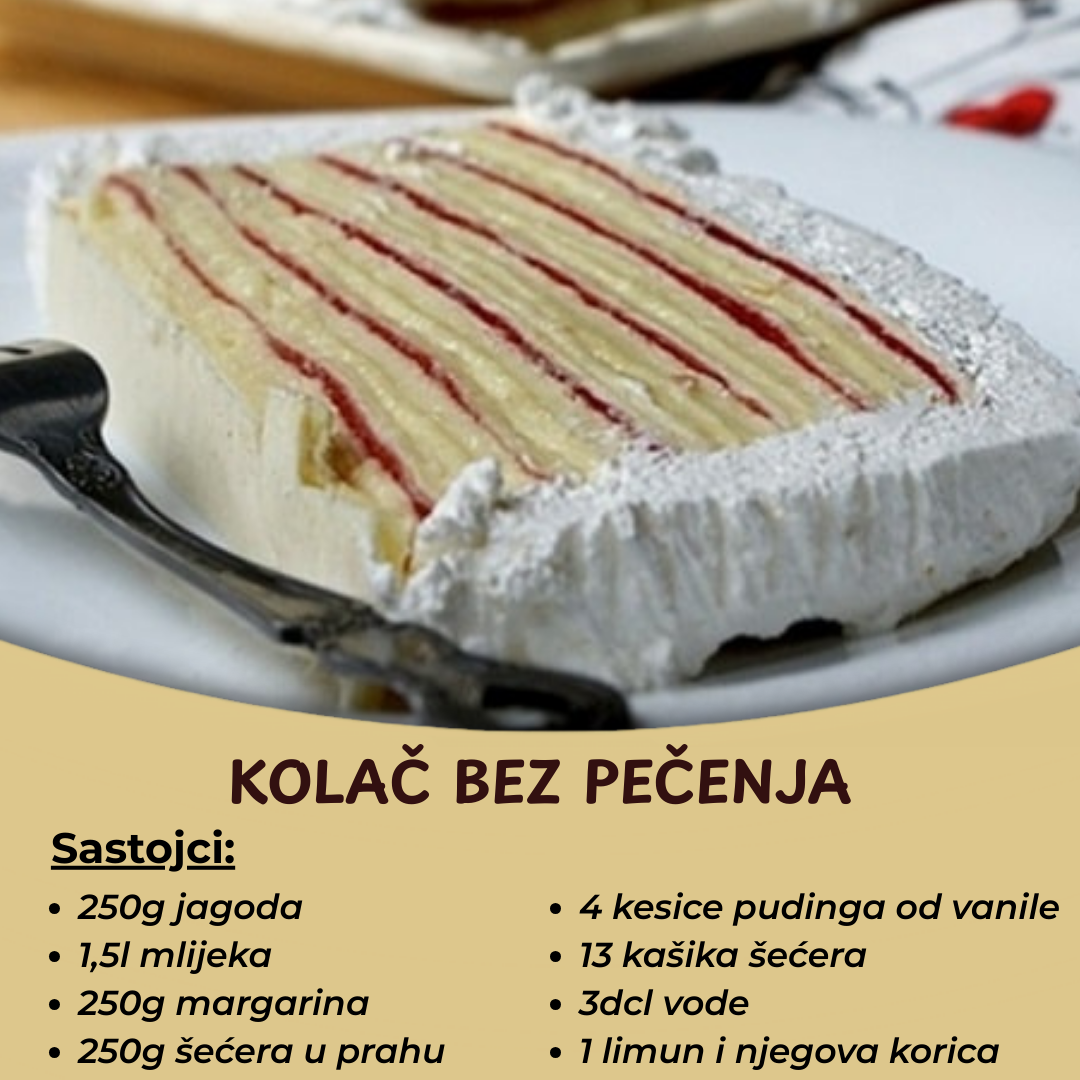 Preukusan kolač – Bez pečenja: Svi mi traže recept i napokon ga otkrivam!