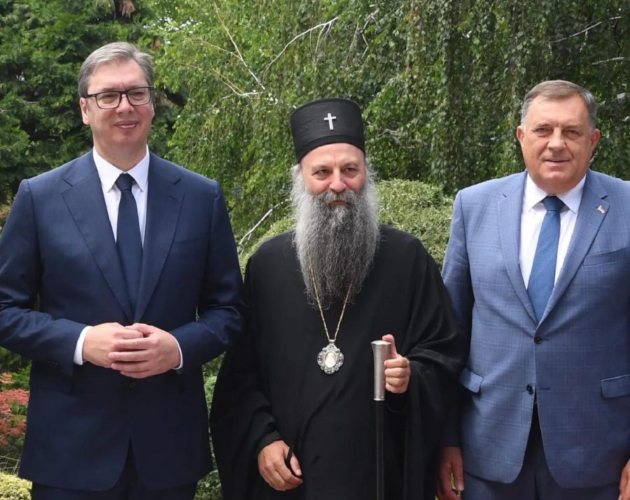 Srpski patrijarh kod Putina: Vučić dolazi na proslavu, žalio se na studente