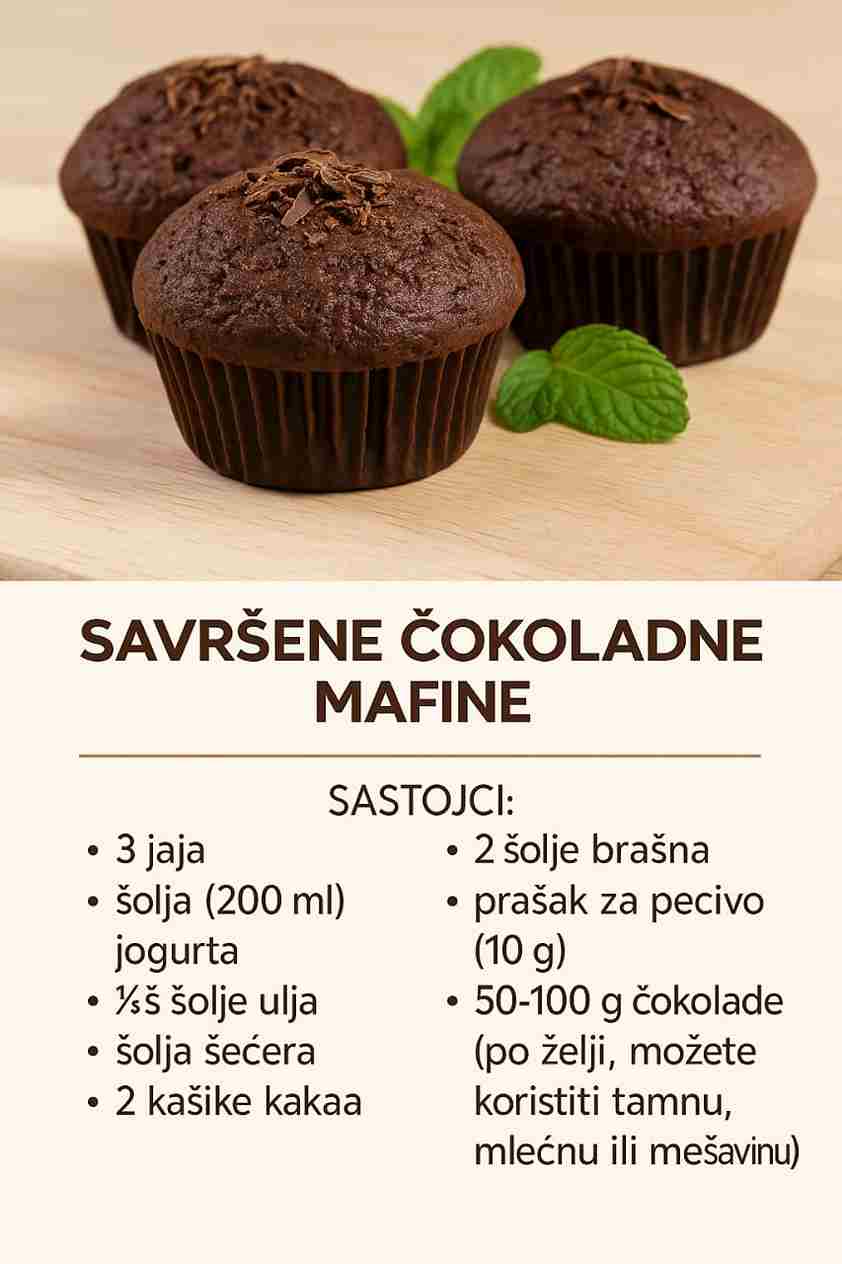 Najbrži mafini ikad: Gotovi prije nego što se rerna zagrije!