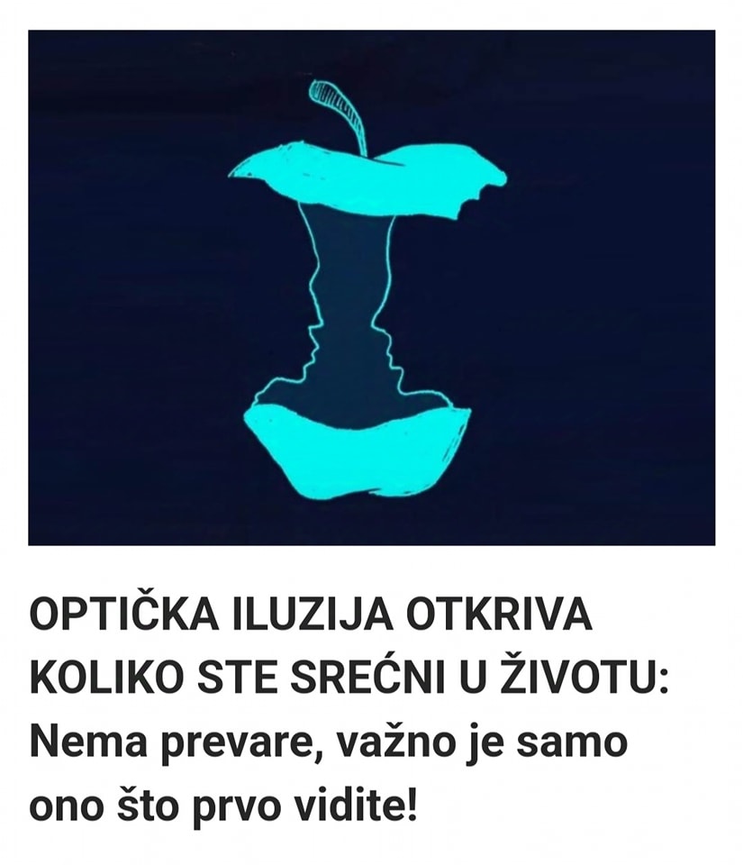 OPTIČKA ILUZIJA OTKRIVA KOLIKO STE SREĆNI U ŽIVOTU: Nema prevare, važno je samo ono što prvo vidite!